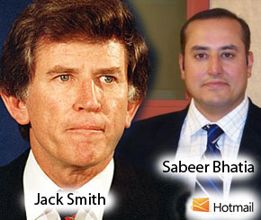 Sabeer Bhatia and Jack Smith, founders, Hotmail