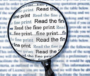 Read the Fine Print
