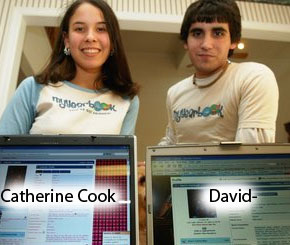Catherine Cook and David, founders, My Yearbook