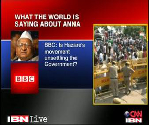 Media on Anna's issue