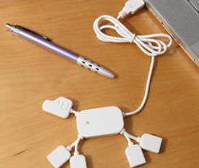 Charging the iPad via USB