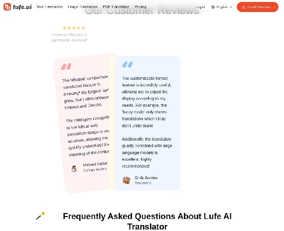 Lufe AI language Translator