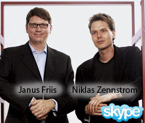 Janus Friis, Niklas Zennstrom, Skype founders