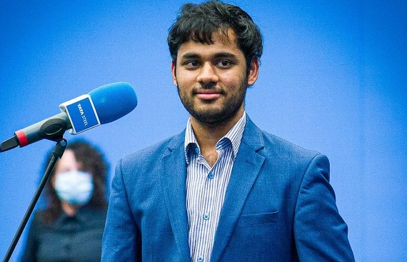 World No 4 Arjun Erigaisi play Vidit Gujarathi in Chennai Grand Masters