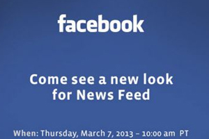 Facebook's Newsfeed Makeover Will Be Unveiled On March 7