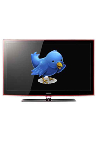 Now tweet from your TV with Samsung app store
