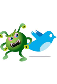 Tweeting troubles: Fake antivirus worm hits Twitter site