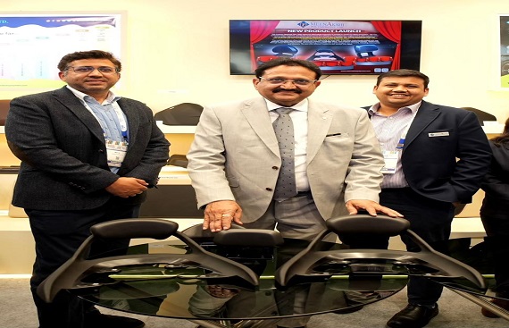 Meenakshi Polymers launches Cushion Backrest for Two-Wheelers at Bharat Mobility Expo-2025