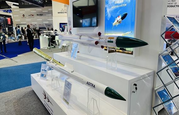 India displayed advanced aerospace technologies at the Dubai Air Show