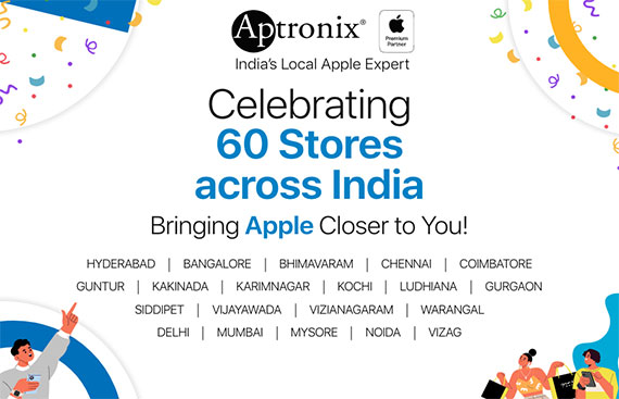 Celebrating 60 Stores Bringing Apple closer to you