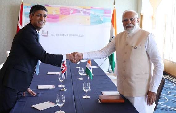 India-UK Strengthen Strategic Partnership in G7 Summit Talks