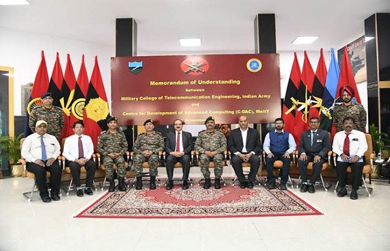 Indian Army & C-DAC Join Forces To Establish Coe Advance Defence Technologies