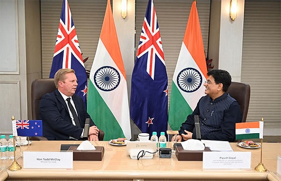 India and New Zealand Bolster Economic Ties in Trade Talks