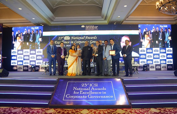 Sonata Software Adjudged Best Governed Company 2023 by Institute of Company Secretaries of Ind