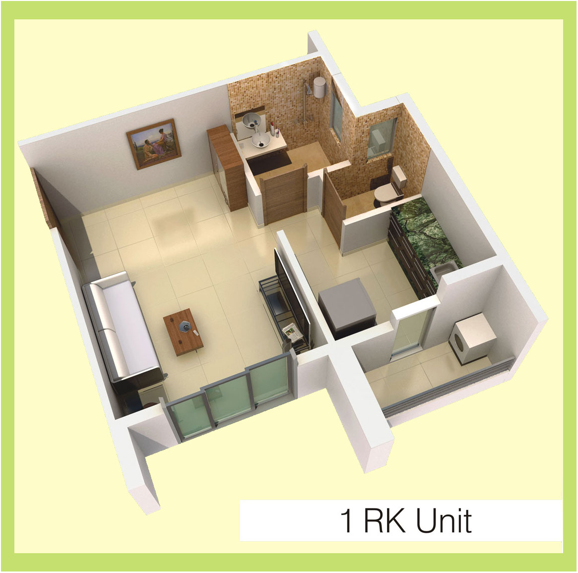 Poddar-Navjeevan - 1 RK / 1 BHK New Residential Apartment ...